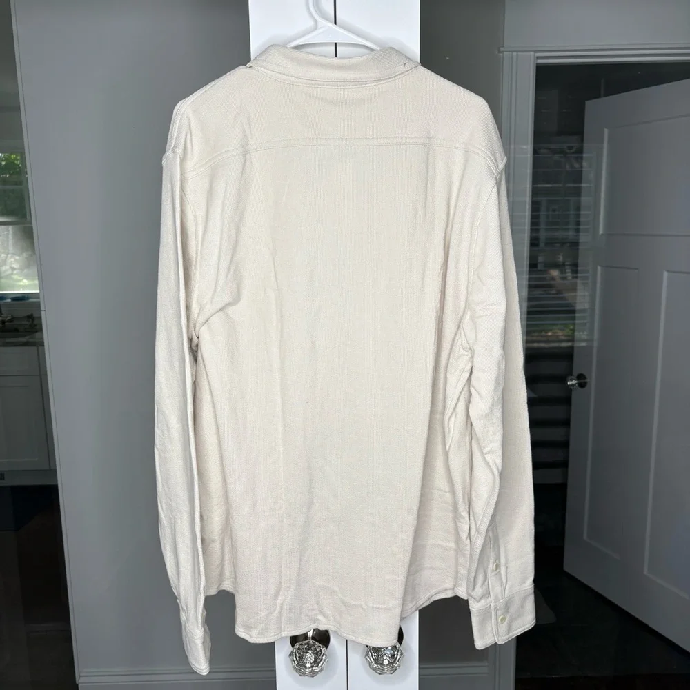 NWT J. Crew Long-sleeve Textured Sweater-tee Shirt Cream